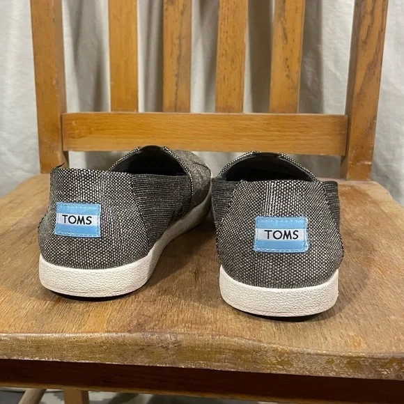 Toms Metallic Bronze Flats Size 10 - Picture 4 of 8